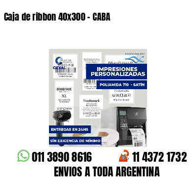 Caja de ribbon 40x300 - CABA