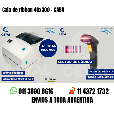 Caja de ribbon 40x300 - CABA