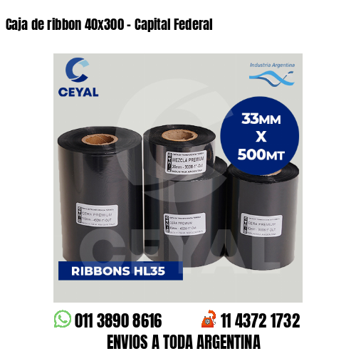 Caja de ribbon 40×300 – Capital Federal