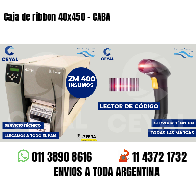 Caja de ribbon 40x450 - CABA
