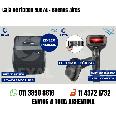 Caja de ribbon 40x74 - Buenos Aires