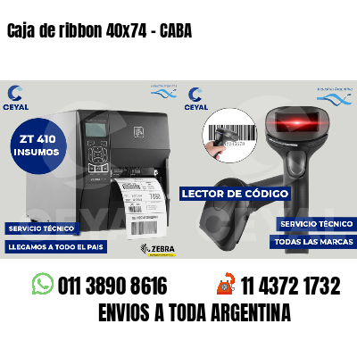 Caja de ribbon 40x74 - CABA