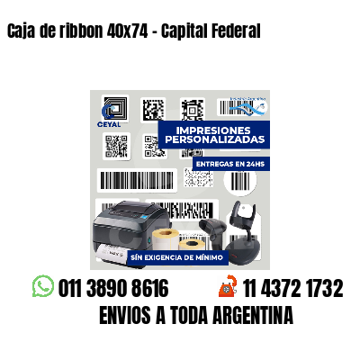 Caja de ribbon 40x74 - Capital Federal