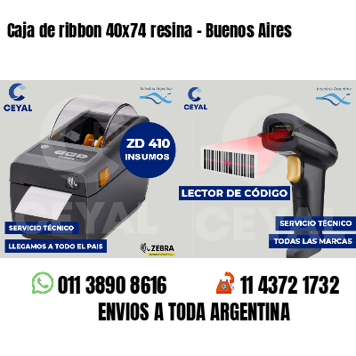 Caja de ribbon 40x74 resina - Buenos Aires