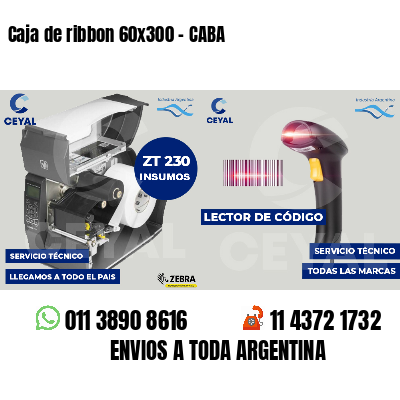 Caja de ribbon 60x300 - CABA