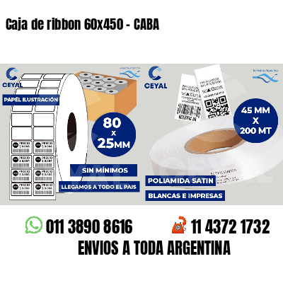 Caja de ribbon 60x450 - CABA