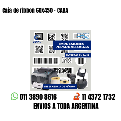 Caja de ribbon 60x450 - CABA