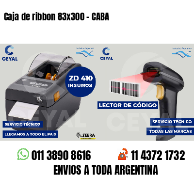 Caja de ribbon 83x300 - CABA