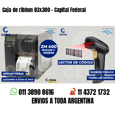 Caja de ribbon 83x300 - Capital Federal