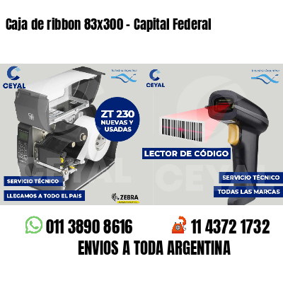 Caja de ribbon 83x300 - Capital Federal