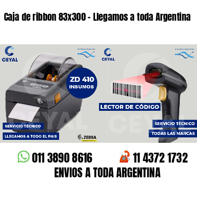 Caja de ribbon 83x300 - Llegamos a toda Argentina