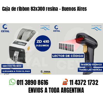 Caja de ribbon 83x300 resina - Buenos Aires