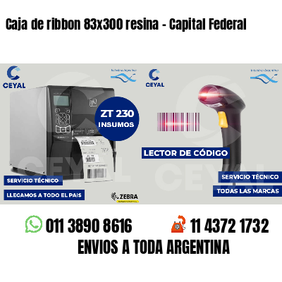 Caja de ribbon 83x300 resina - Capital Federal