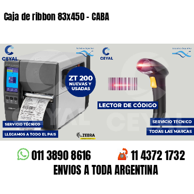 Caja de ribbon 83x450 - CABA