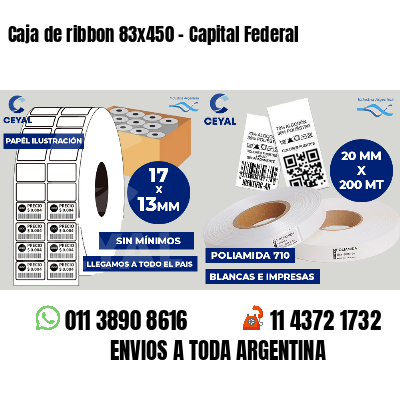 Caja de ribbon 83x450 - Capital Federal