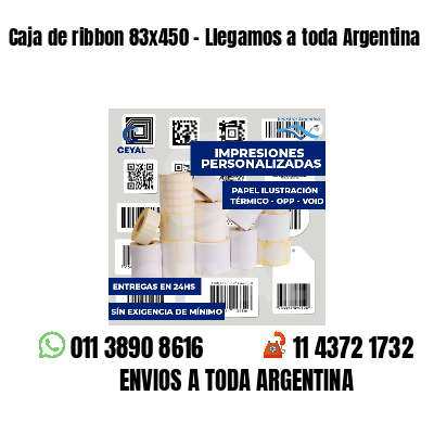 Caja de ribbon 83x450 - Llegamos a toda Argentina