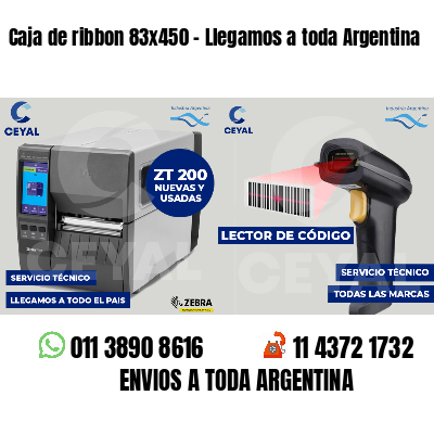 Caja de ribbon 83x450 - Llegamos a toda Argentina