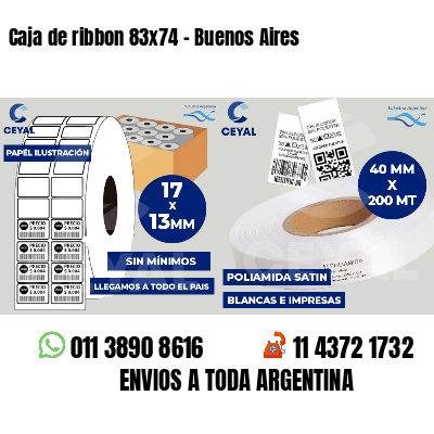 Caja de ribbon 83x74 - Buenos Aires