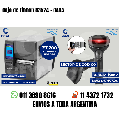Caja de ribbon 83x74 - CABA
