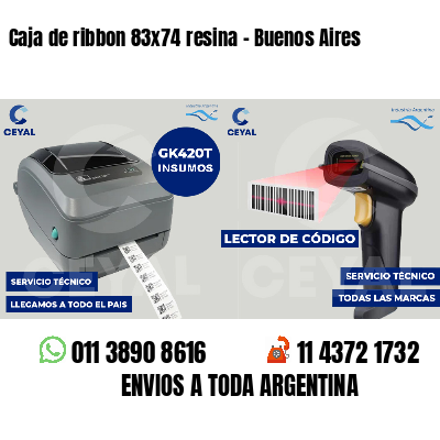Caja de ribbon 83x74 resina - Buenos Aires