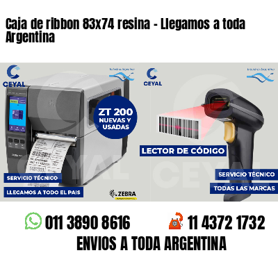 Caja de ribbon 83x74 resina - Llegamos a toda Argentina