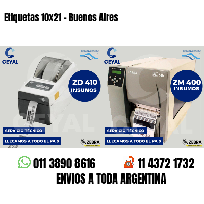 Etiquetas 10x21 - Buenos Aires