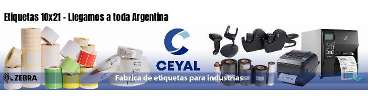 Etiquetas 10x21 - Llegamos a toda Argentina