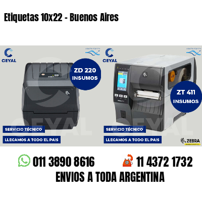 Etiquetas 10x22 - Buenos Aires