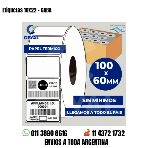 Etiquetas 10×22 – CABA