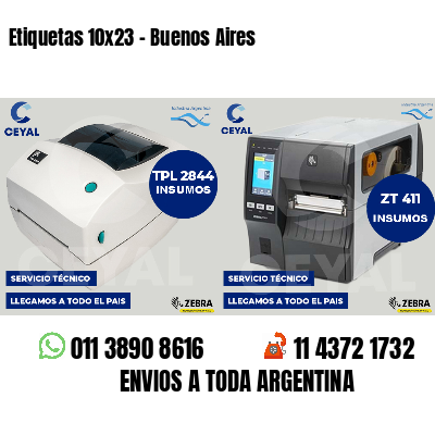 Etiquetas 10x23 - Buenos Aires