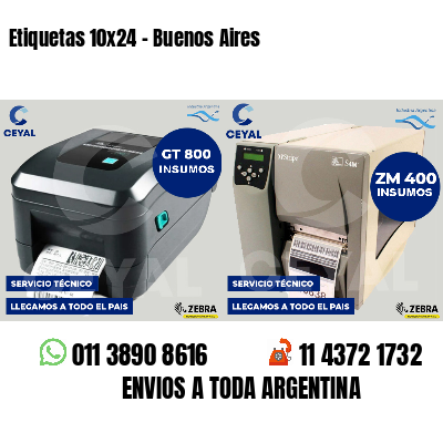 Etiquetas 10x24 - Buenos Aires