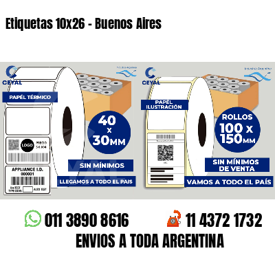 Etiquetas 10x26 - Buenos Aires