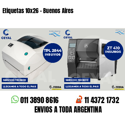 Etiquetas 10x26 - Buenos Aires