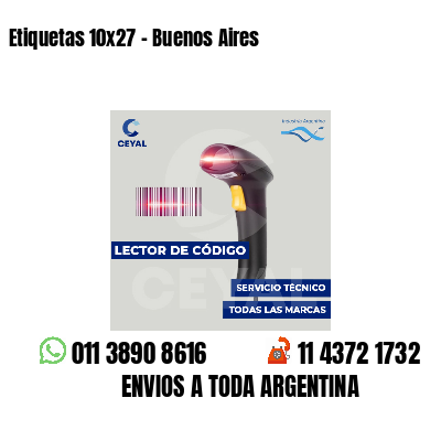 Etiquetas 10x27 - Buenos Aires