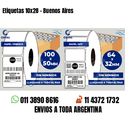 Etiquetas 10x28 - Buenos Aires
