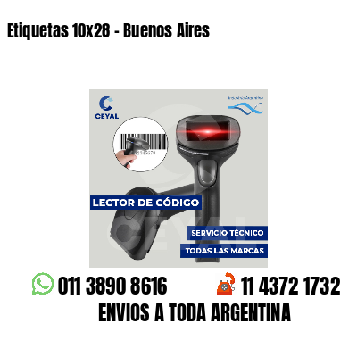 Etiquetas 10x28 - Buenos Aires