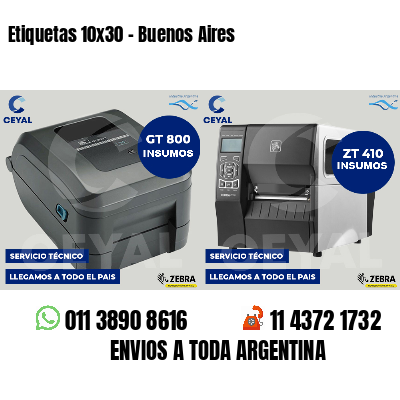 Etiquetas 10x30 - Buenos Aires