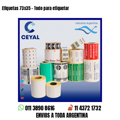 Etiquetas 73×35 – Todo para etiquetar