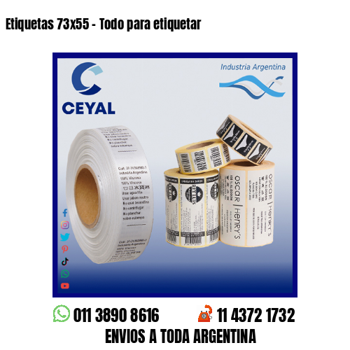 Etiquetas 73×55 – Todo para etiquetar