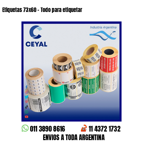 Etiquetas 73×60 – Todo para etiquetar