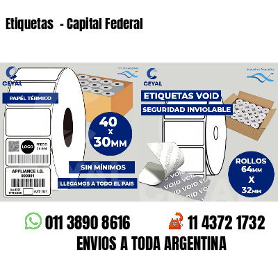 Etiquetas  - Capital Federal