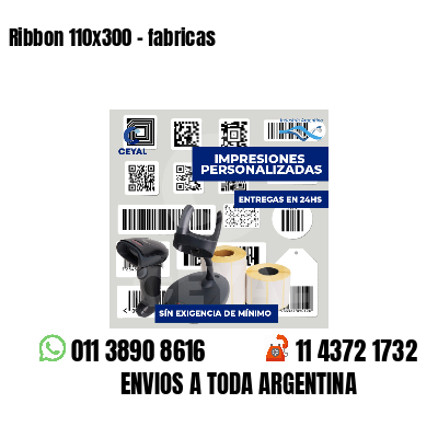 Ribbon 110x300 - fabricas