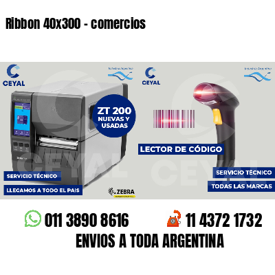Ribbon 40x300 - comercios
