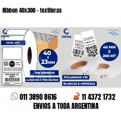 Ribbon 40x300 - textileras