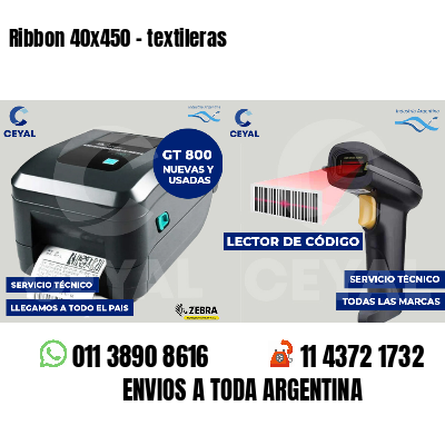 Ribbon 40x450 - textileras