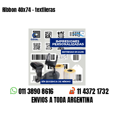 Ribbon 40x74 - textileras