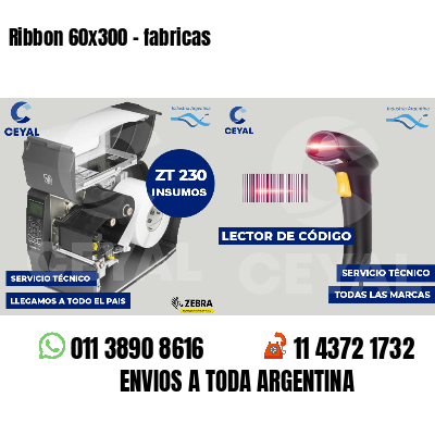 Ribbon 60x300 - fabricas