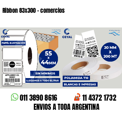Ribbon 83x300 - comercios