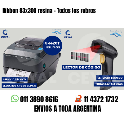Ribbon 83x300 resina - Todos los rubros