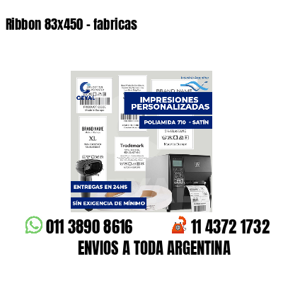 Ribbon 83x450 - fabricas